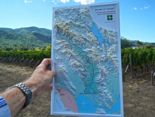 Map - map in vineyards Map - map in vineyards