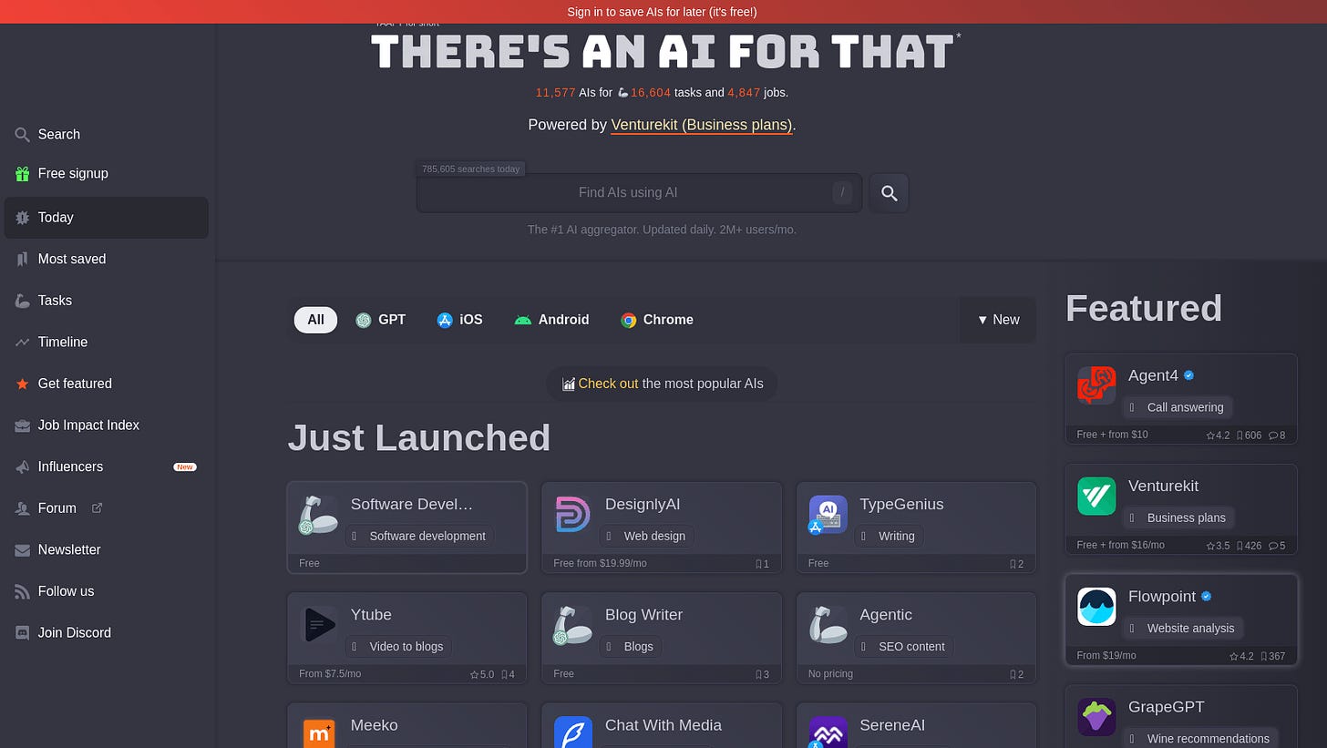 There's An AI For That