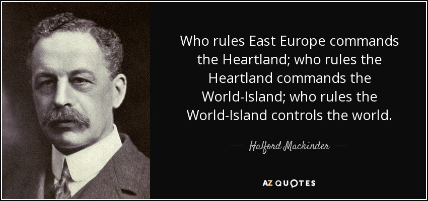 QUOTES BY HALFORD MACKINDER | A-Z Quotes