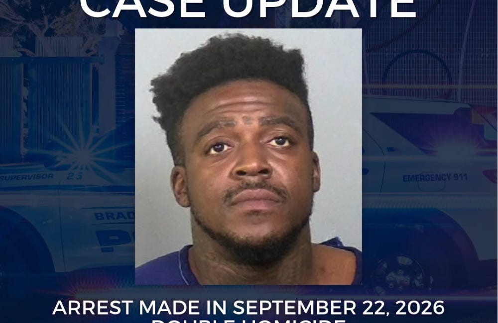 Bradenton Police Arrest Suspect in September Double Homicide