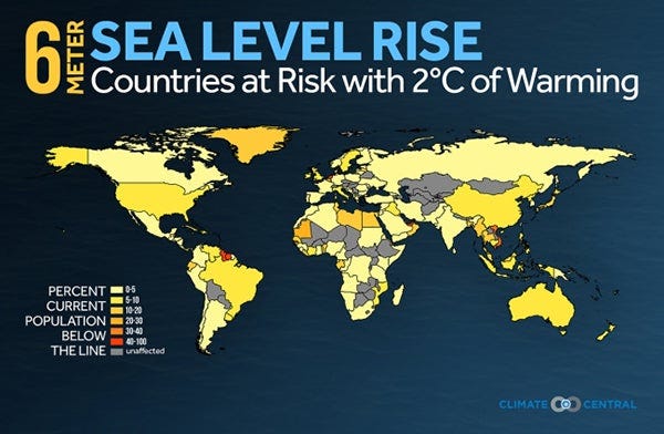 Sea Level Could Rise at Least 6 Meters | Scientific American