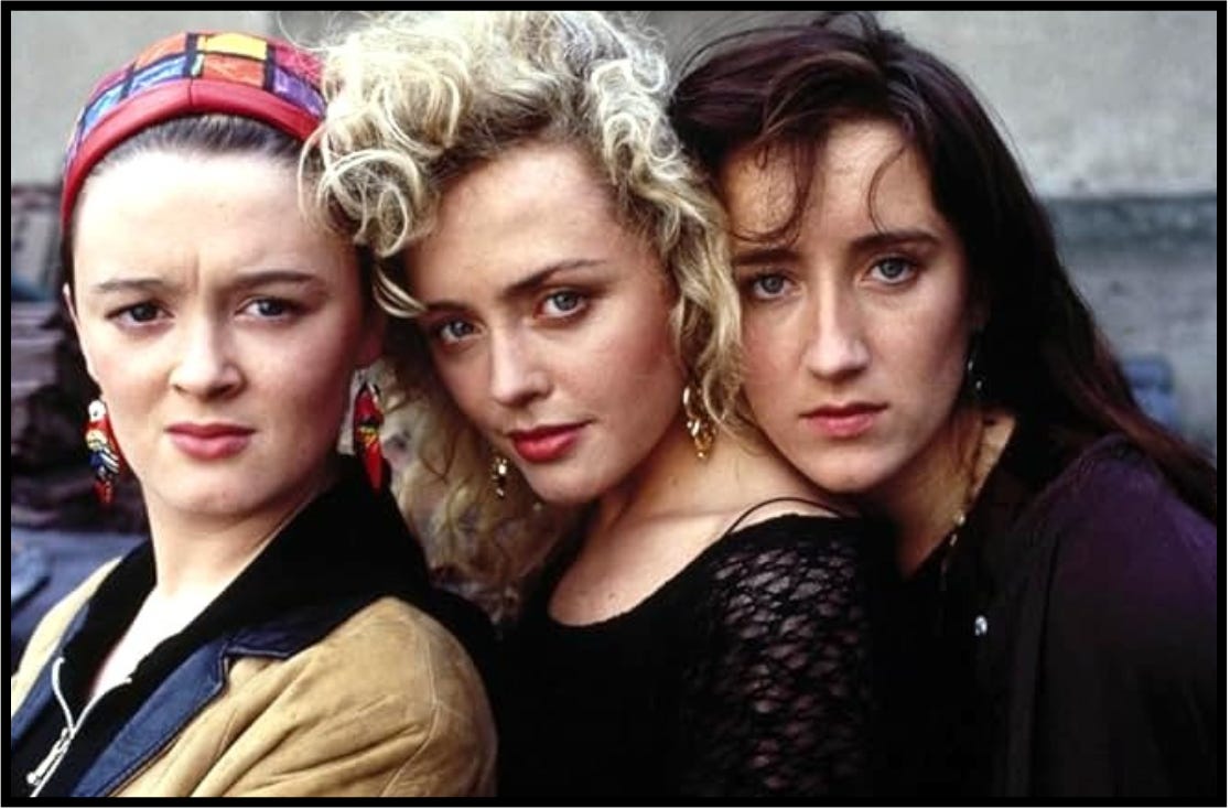 Bernie, Imelda, and Natalie from the movie, "The Commitments."