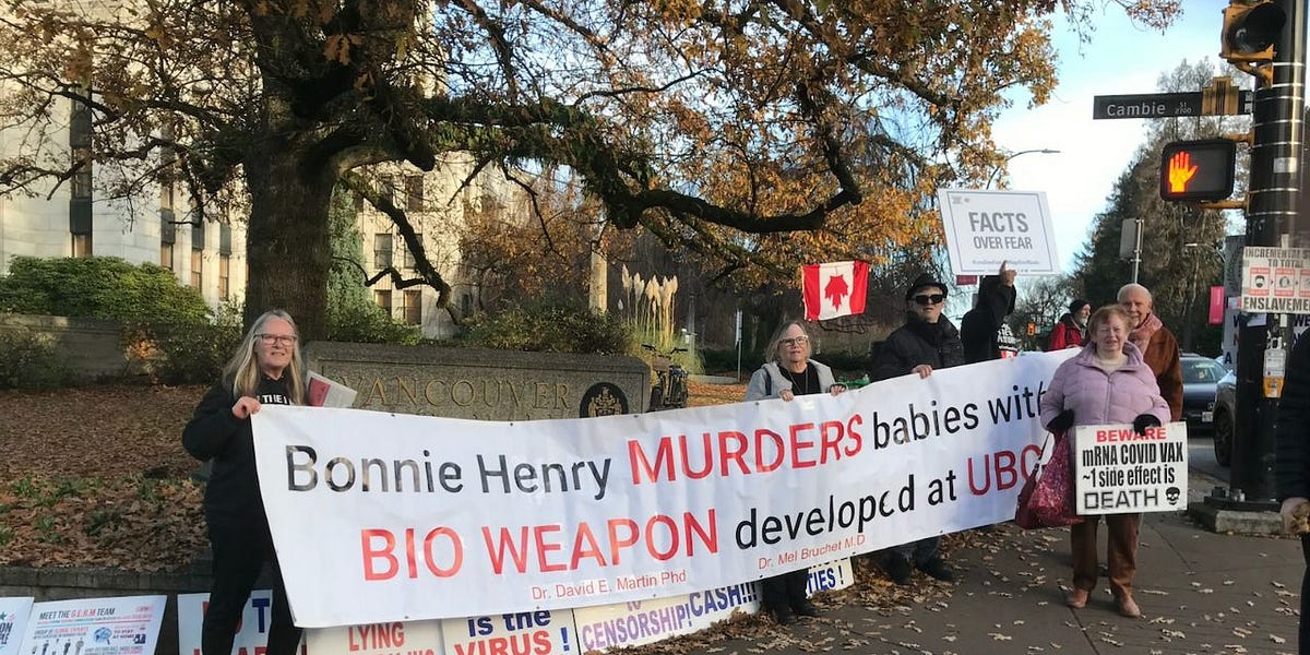 "Bonnie Henry Murders Babies!" & Tried to Murder Dr Mel Bruchet!