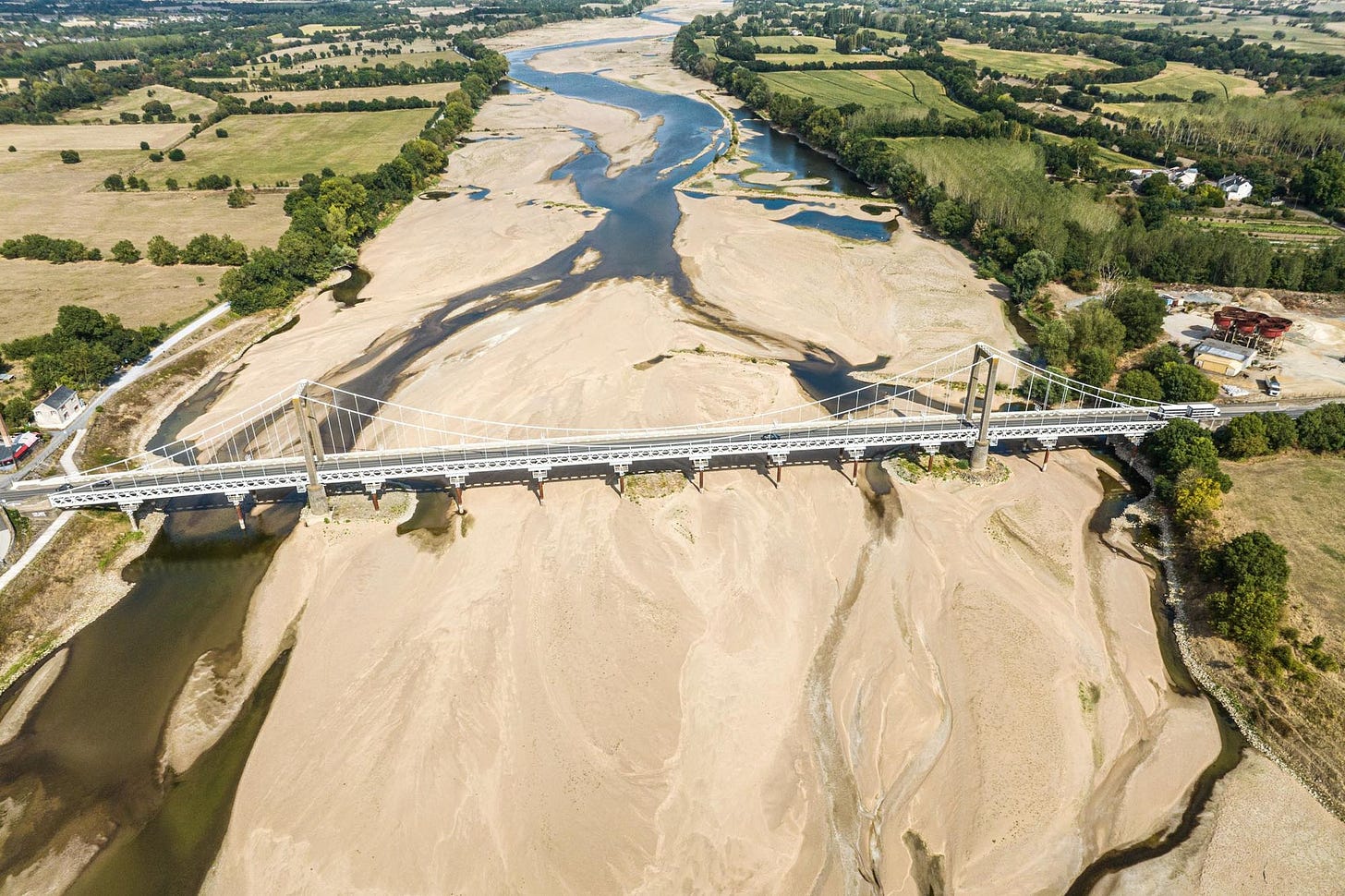 Secheresse - La Loire au plus bas Secheresse - La Loire au plus bas