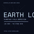 EARTH LOG 003