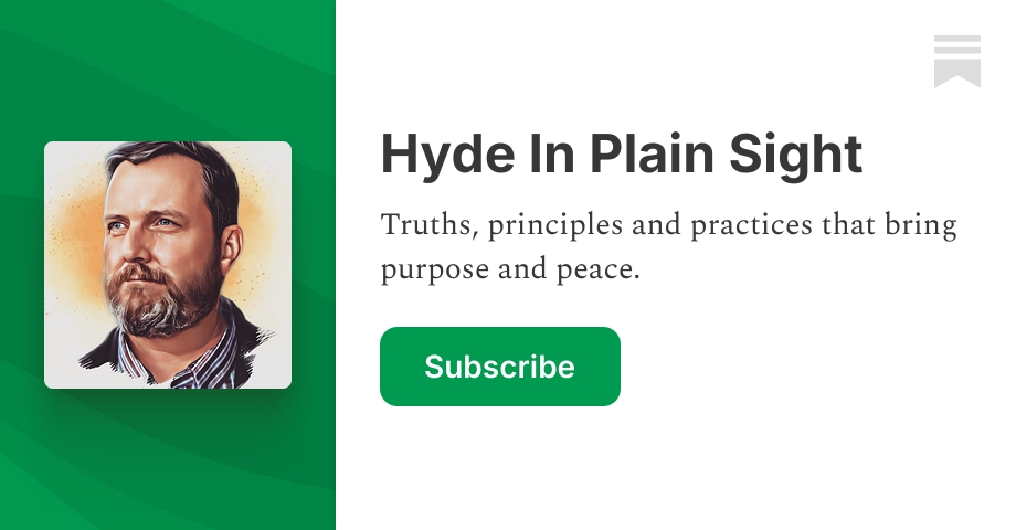 Hyde In Plain Sight Podcast | Bryan Hyde | Substack
