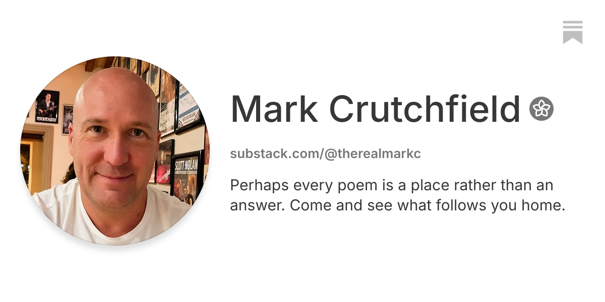 Mark Crutchfield | Substack