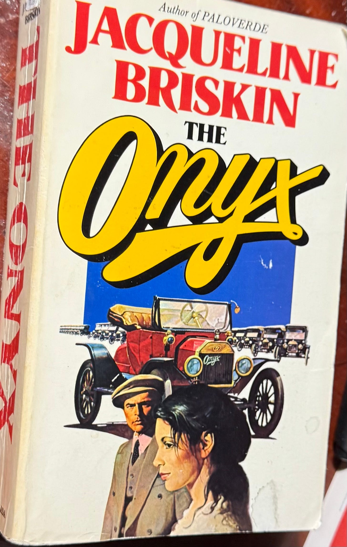 cover of Jacqueline Briskin's novel The Onyx cover of Jacqueline Briskin's novel The Onyx