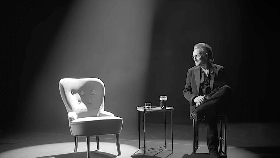 Watch the trailer for Bono: Stories of Surrender, a new documentary based  on U2 frontman Bono's one-man show