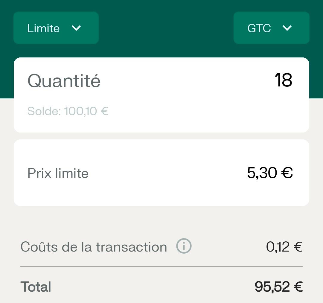 Simulation d'un petit ordre sur MeDirect