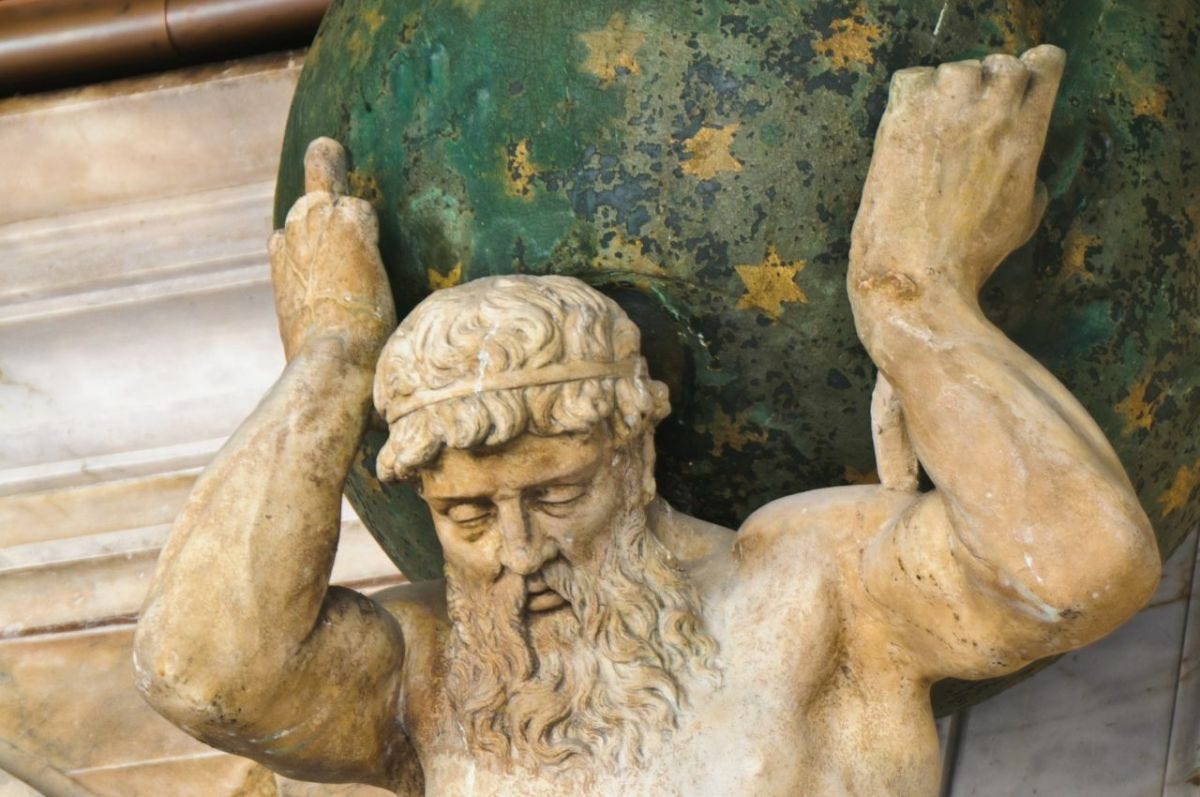 The Titan Atlas in Greek Mythology - Owlcation