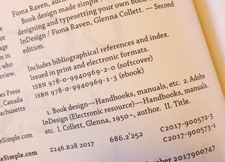 CIP data from Book Design Made Simple CIP data from Book Design Made Simple