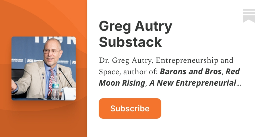 Greg Autry Substack | Substack