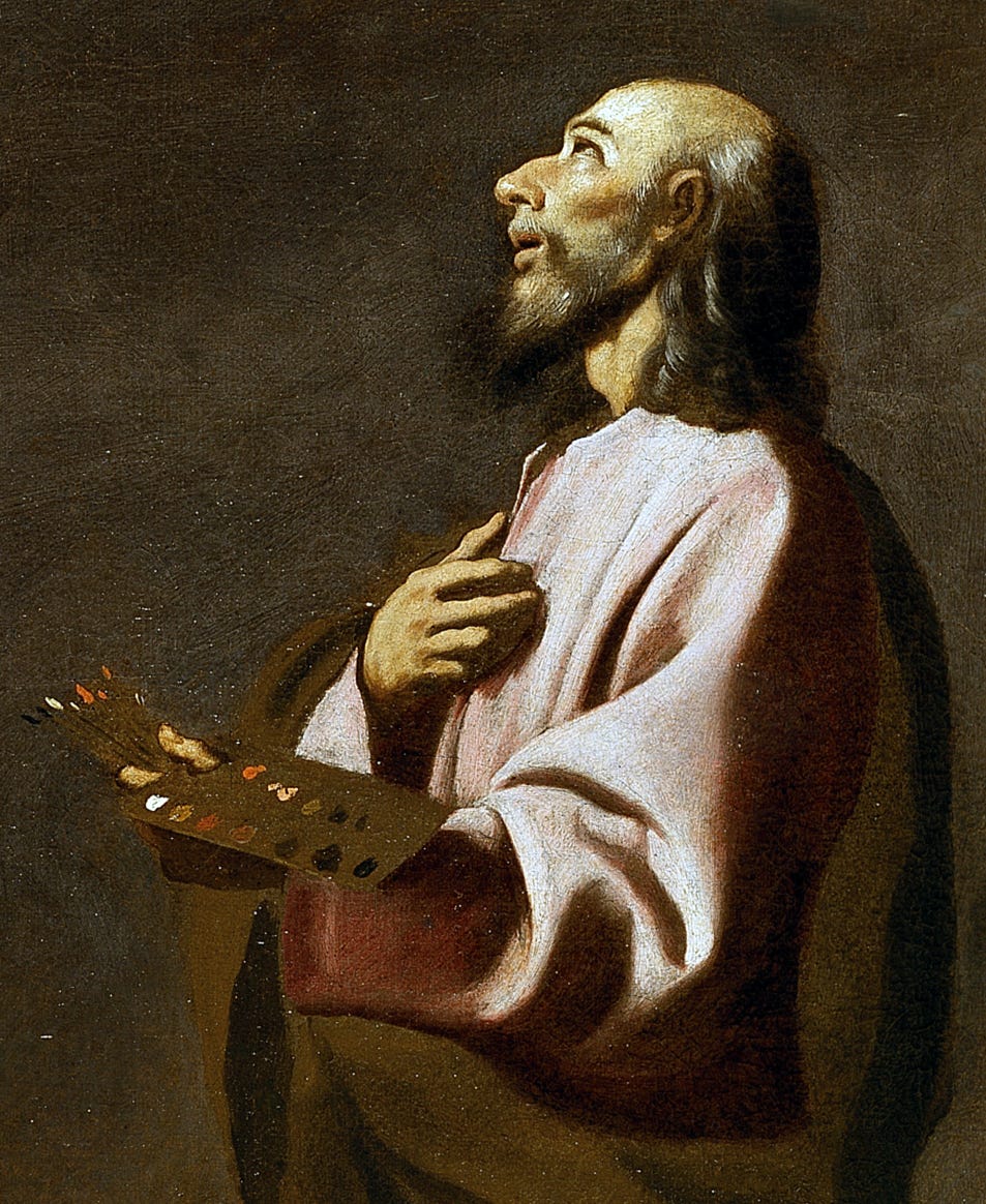 Saint Francis in Meditation by Francisco de Zurbaran Saint Francis in Meditation by Francisco de Zurbaran
