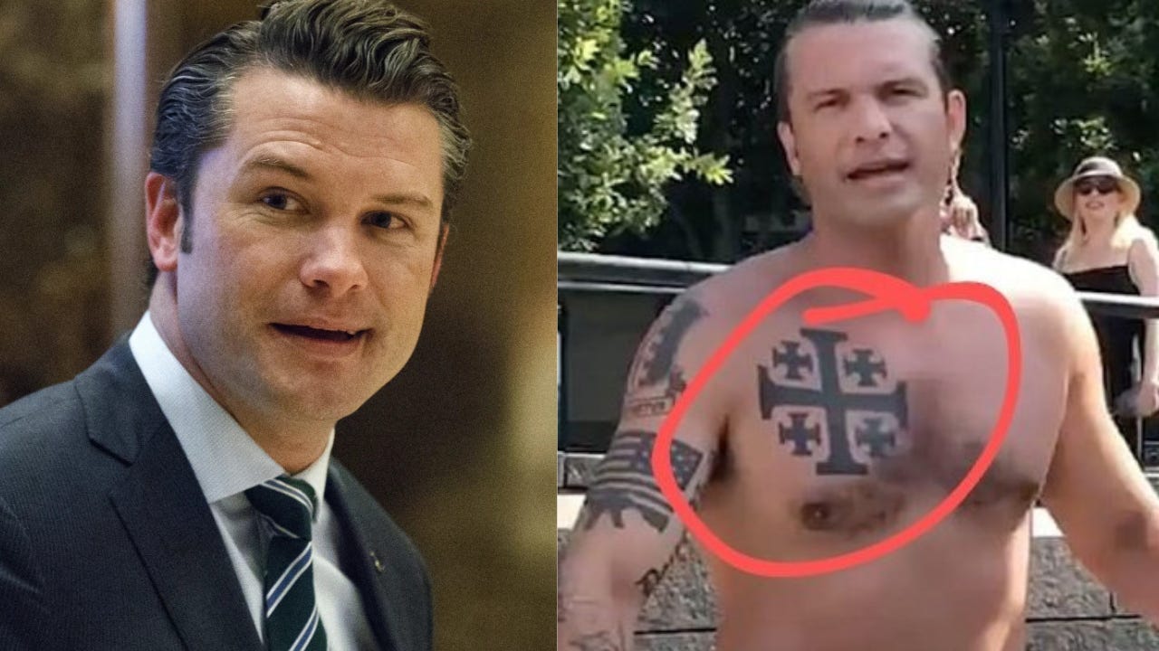 Does Pete Hegseth Have A Swastika Tattoo On His Chest? Fact-Checking Viral  Claim | Times Now