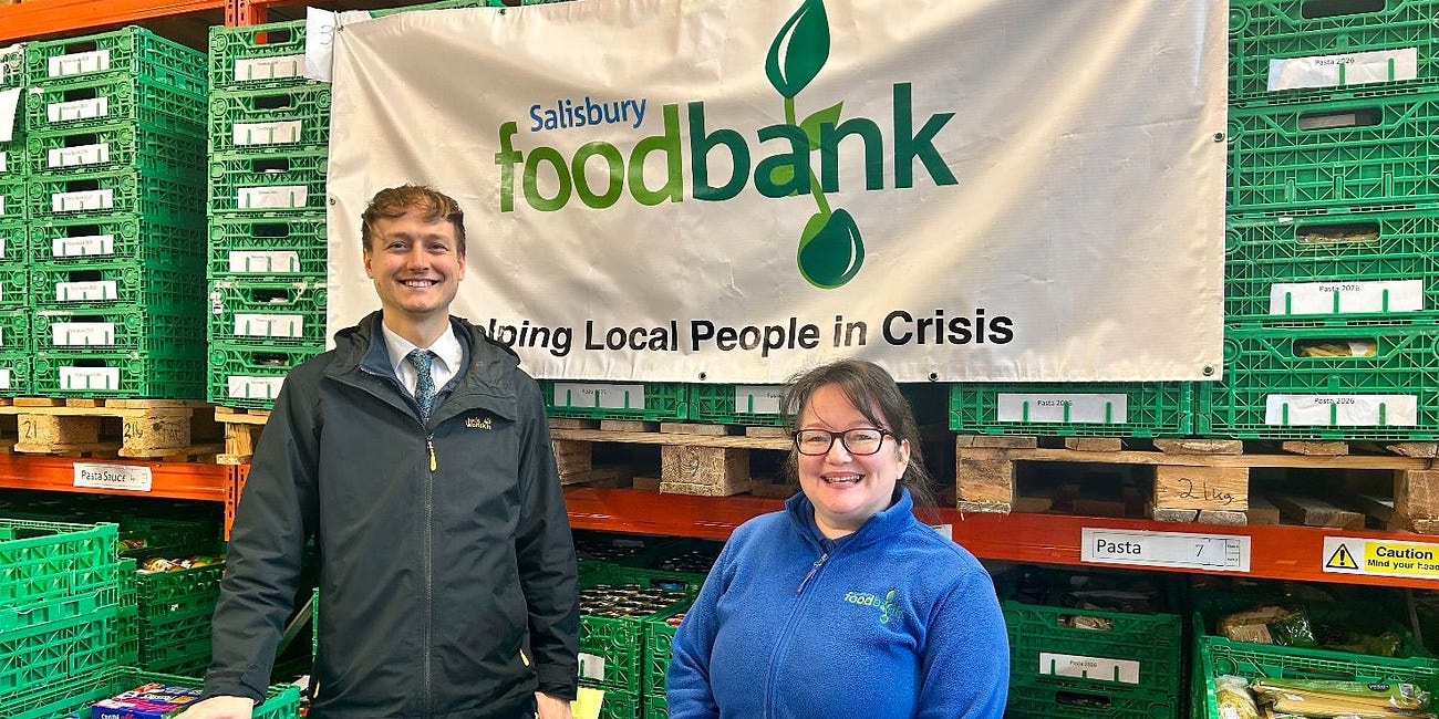 Inside Salisbury: Foodbank benefits from donation