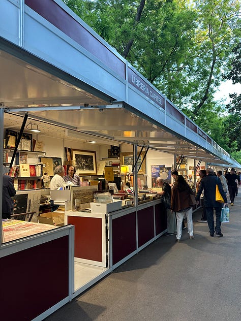 Cuesta de Moyano - open-air book market south end of El Retiro Park