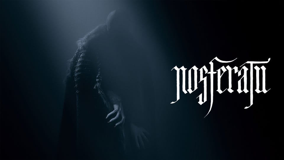 A promotional image for the film. A shadowy figure with long, clawlike fingernails lurks in the darkness.