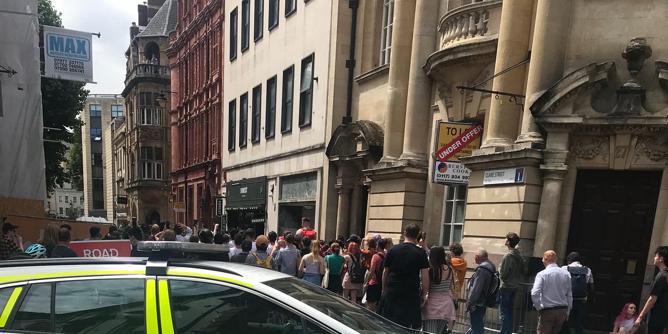 Karma police, private cops, and the city centre