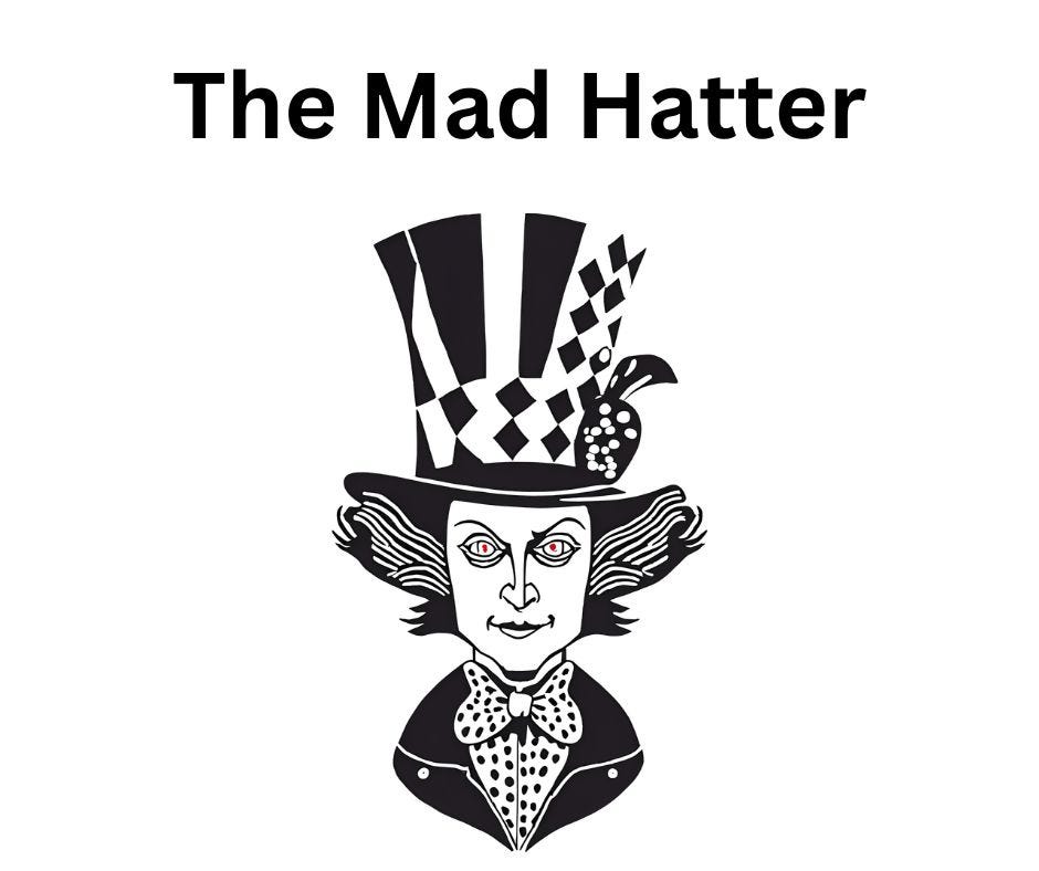 A cartoon of a person wearing a top hat

Description automatically generated