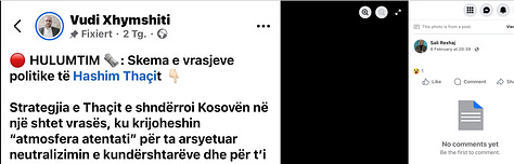 Postimet e Sali Rexhajt ne Facebook