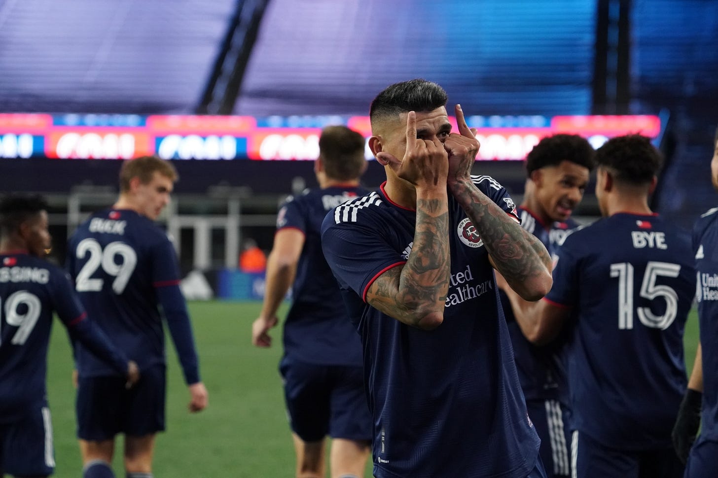 New England Revolution Gustavo Bou