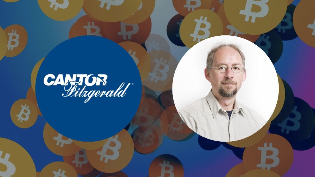 Cantor Fitzgerald in Advanced Talks with Adam Back on $4B Bitcoin SPAC Deal  - Crypto Economy