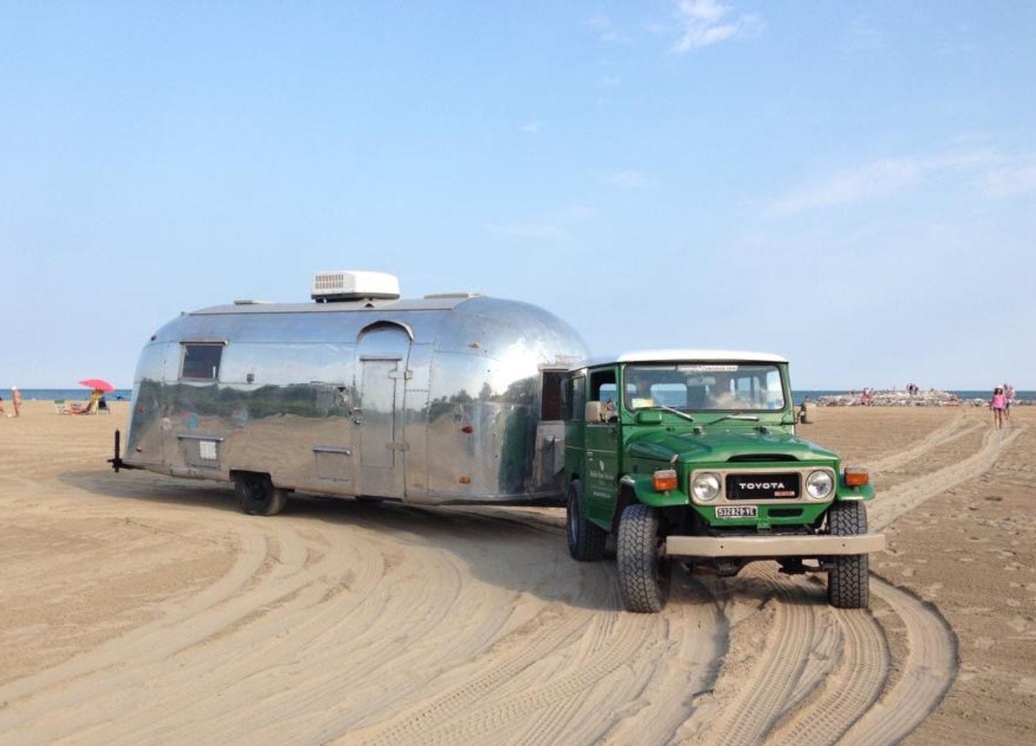 Airstream in spiaggia a Jesolo