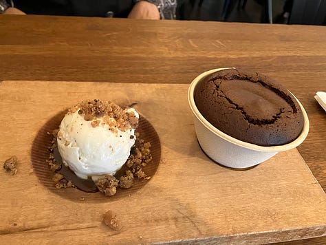 Street murals and molten chocolate hot cakes
