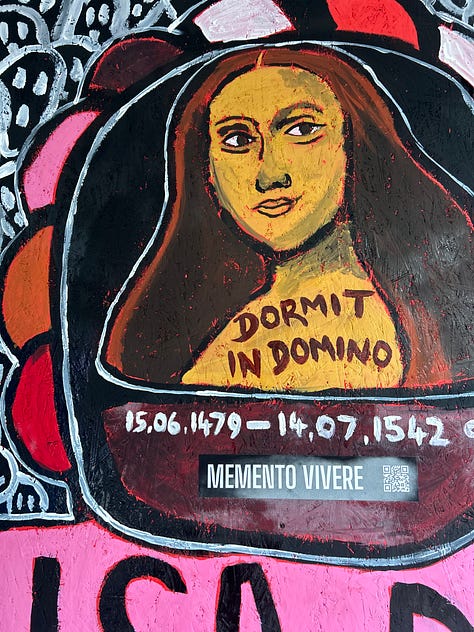Ode to Lisa (2025) Mural by SLART.