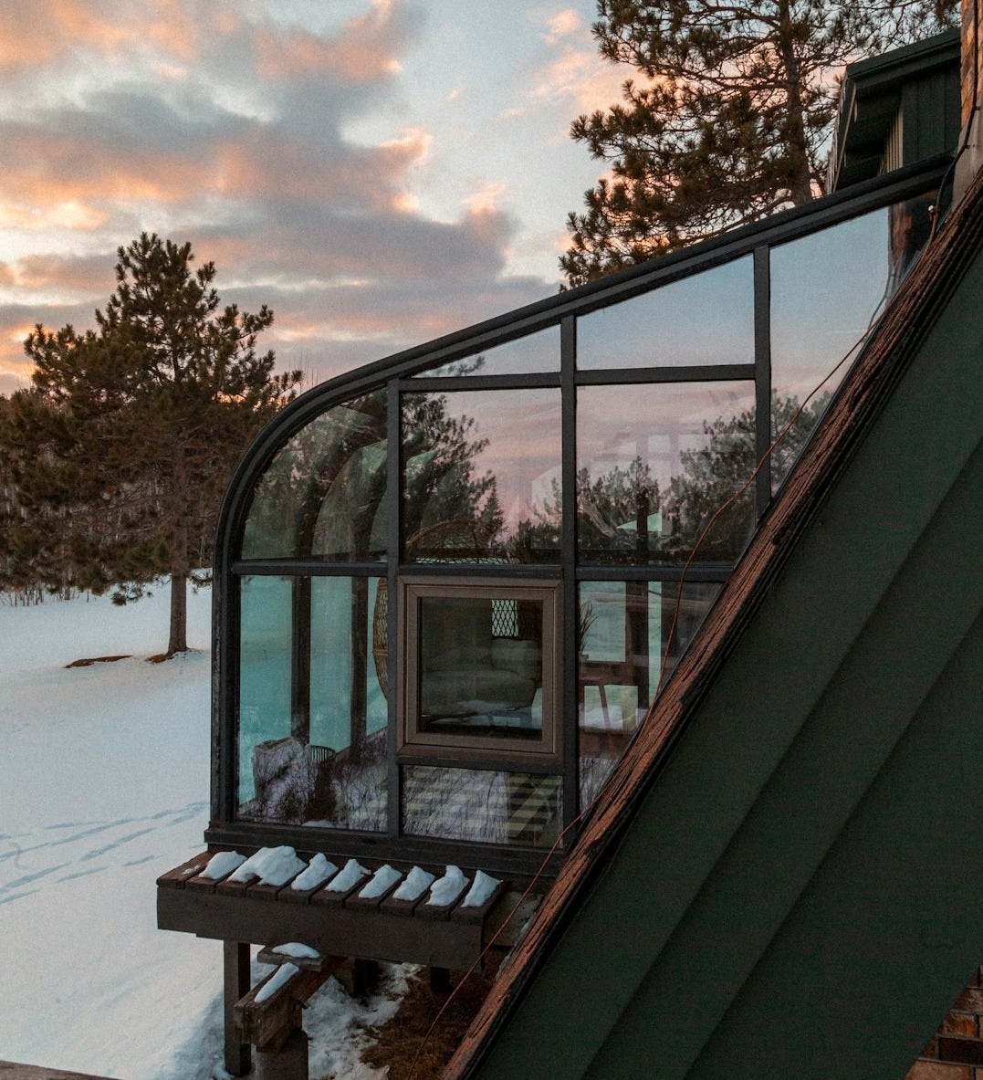 black wooden framed glass window black wooden framed glass window