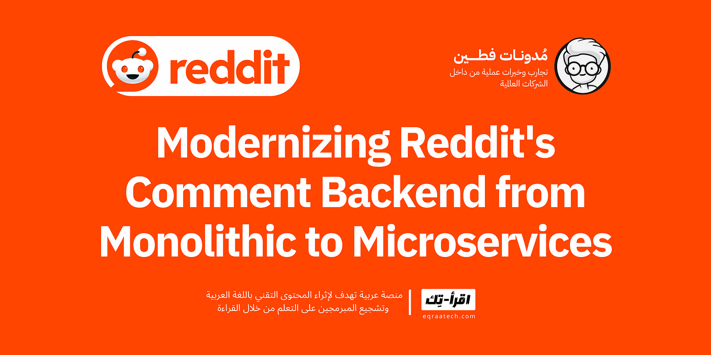 Modernizing Reddit's Comment Backend from Monolithic to Microservices