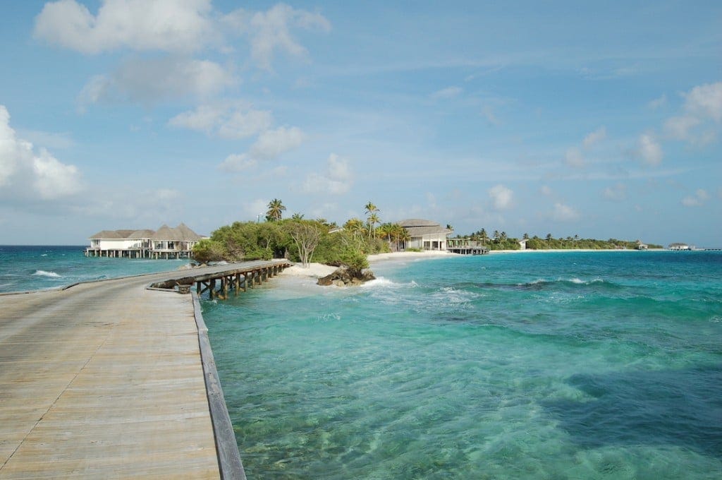 Heading back towards the island