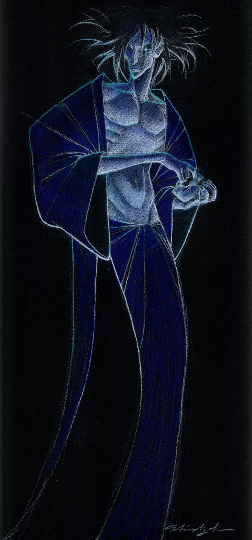 Colored pencil drawings of various members of The Endless by artist Mindy Lee (https://www.gallerynucleus.com/artists/mindy_lee)