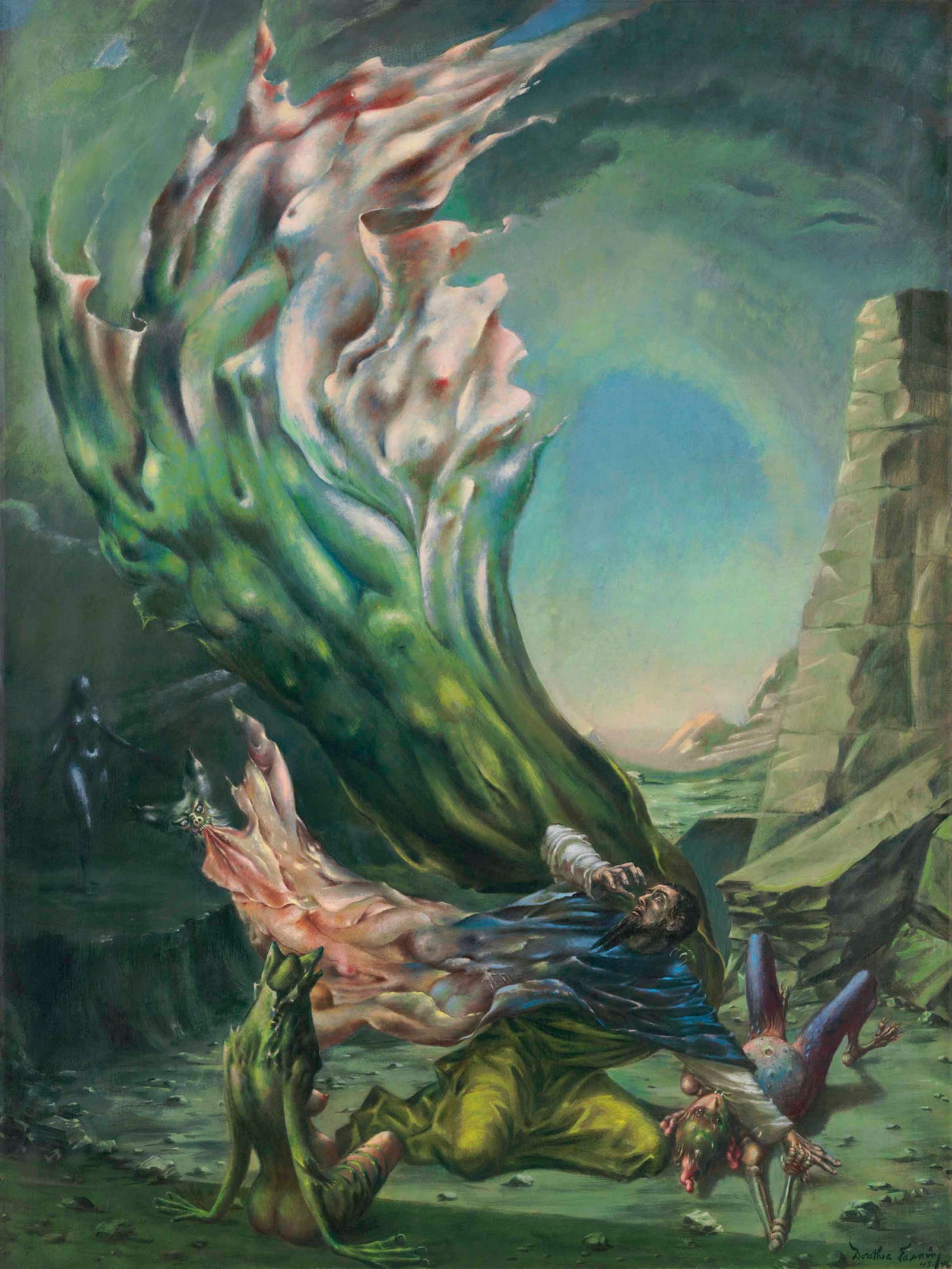 The Temptation of St. Anthony by Dorothea Tanning