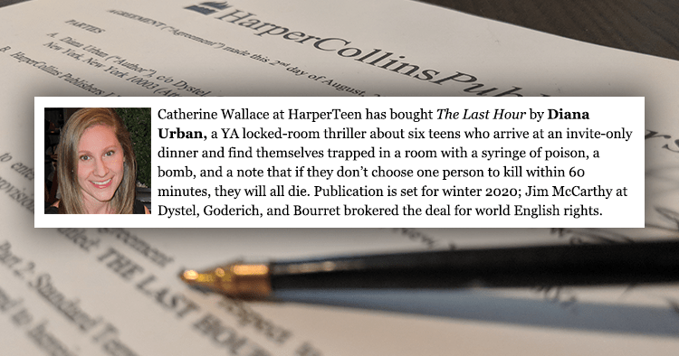 The Last Hour Book Deal Announcement