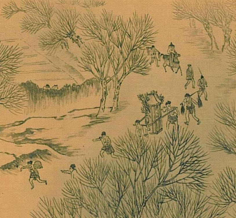 《清明上河圖》道路與人物局部|來源:Wikimedia Commons(公有領域,經 images.weserv.nl 快取) 《清明上河圖》道路與人物局部|來源:Wikimedia Commons(公有領域,經 images.weserv.nl 快取)