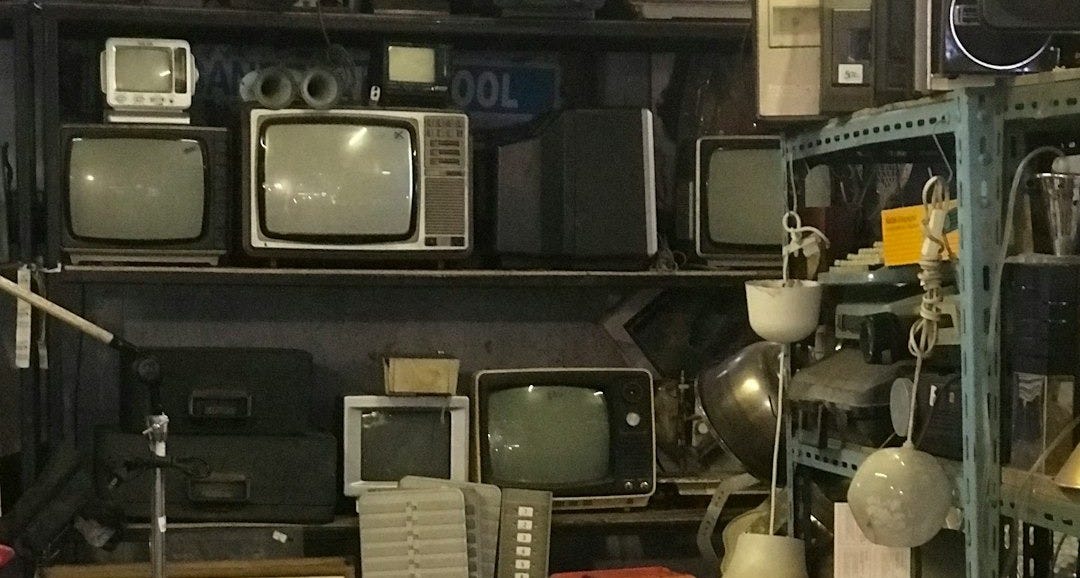 A room filled with lots of different types of electronics A room filled with lots of different types of electronics