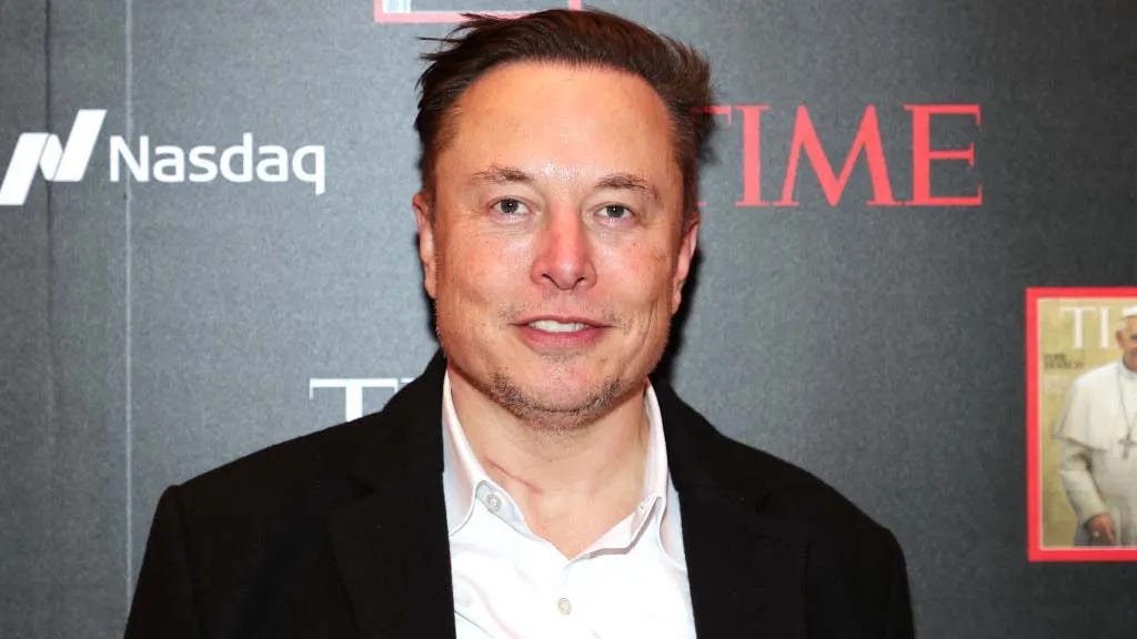 Elon Musk smiling Elon Musk smiling