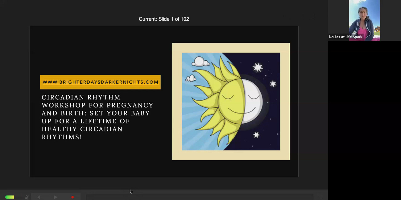 INTRODUCTION TO THE CIRCADIAN PREGNANCY WORKSHOP