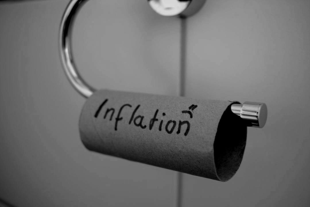 a roll of toilet paper