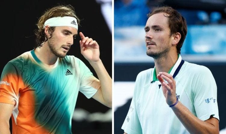 Daniil Medvedev launched tirade at 'small kid' Stefanos Tsitsipas - 'Shut the f*** up' | Tennis | Sport | Express.co.uk Daniil Medvedev launched tirade at 'small kid' Stefanos Tsitsipas - 'Shut the f*** up' | Tennis | Sport | Express.co.uk