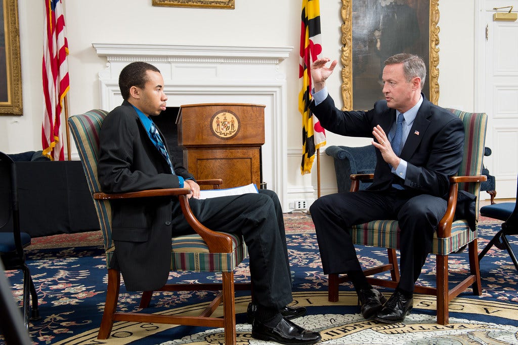 Joshua Dodson Interviews Governor O'Malley