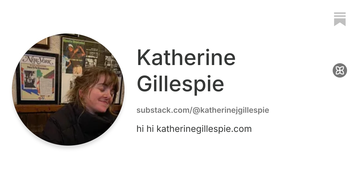 Katherine Gillespie | Substack