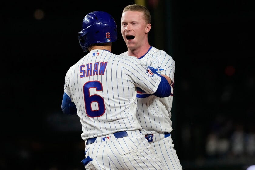Cubs center fielder Pete Crow-Armstrong