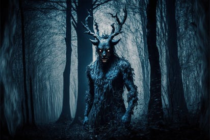 Artist rendering of the Wendigo
