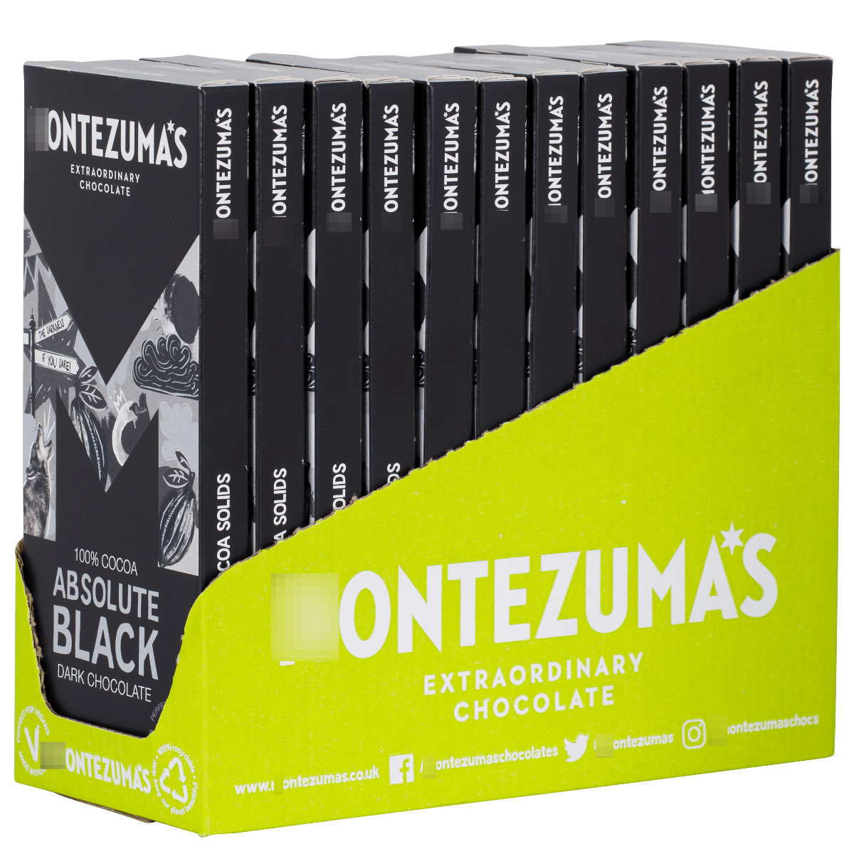 case of 12 absolute black bars