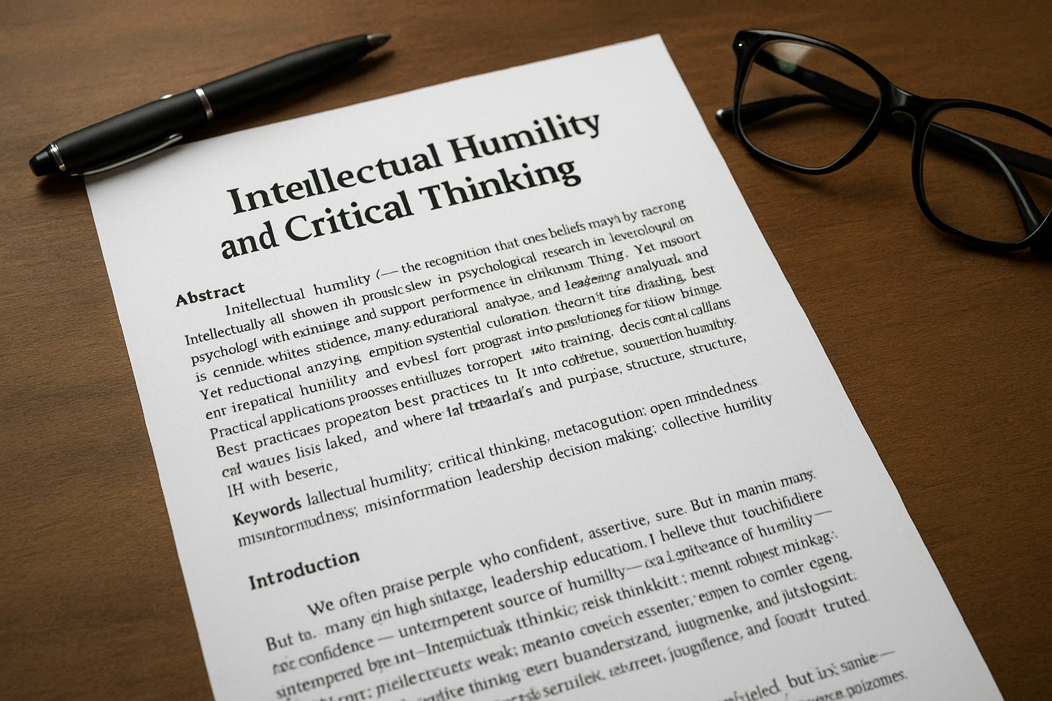 Intellectual Humility - by Dr. Charles M. Russo, PhD