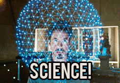 Tony Stark Science Fascination GIF | GIFDB.com