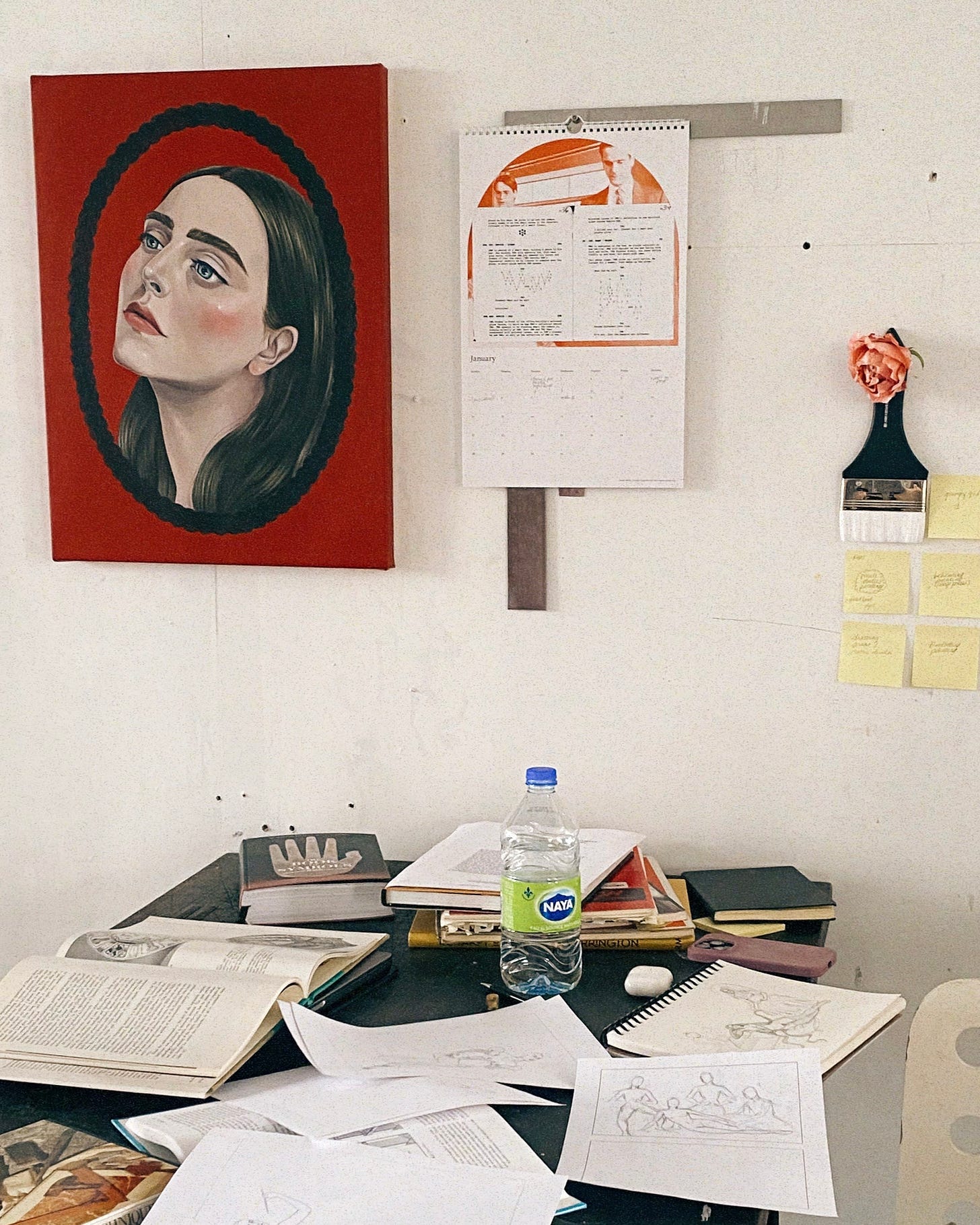  Jeanine Brito Studio self portrait